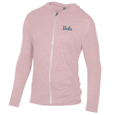 Alternative Apparel UCLA Script Eco Zip Hood Rose