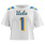 Boxercraft UCLA FootBall Jersey Ladies Crop Top Tee White