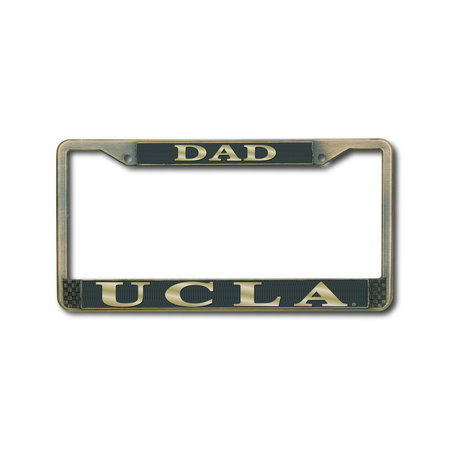 Jardine Associates UCLA Dad License Plate Frame Antique Brass