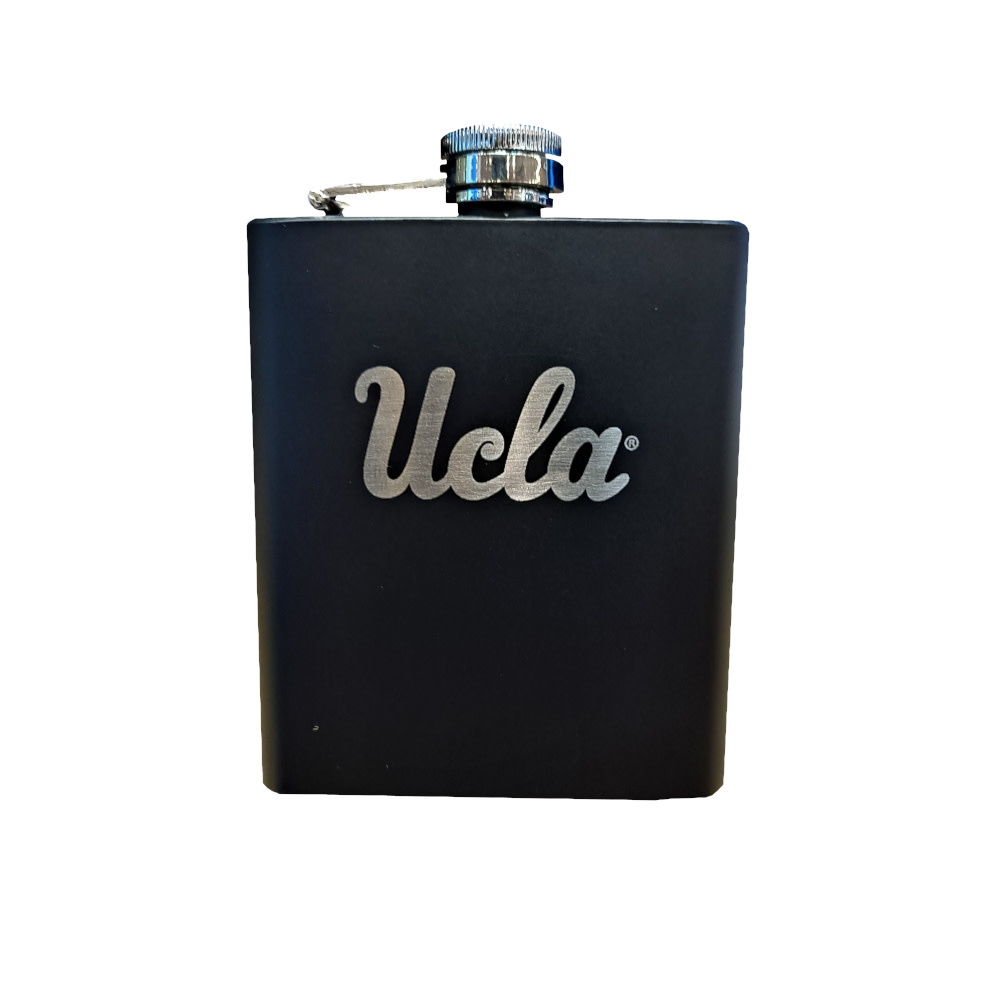 R&R Imports INC UCLA Script Flask Black