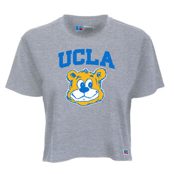 Russell Athletic Ucla Vintage Joe Bear Crop Top Oxford