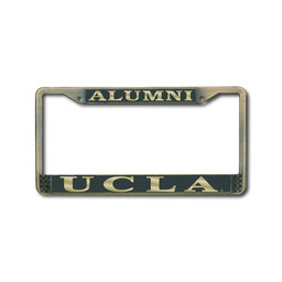 Jardine Associates UCLA Alumni License Plate Frame Antique Brass