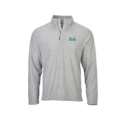 Boxercraft Ucla Script Sullivan 1/4 Zip Oxford Grey