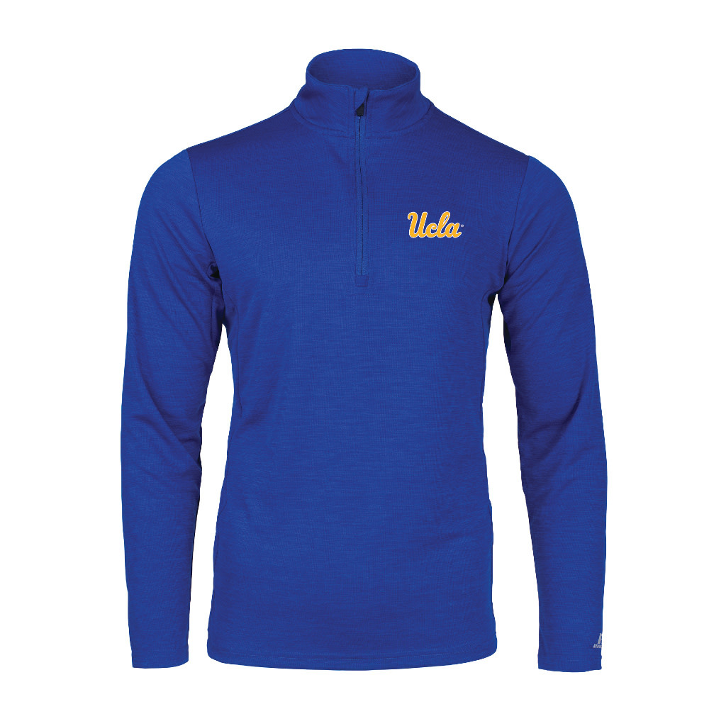 UCLA Men's Performance 1/4 Zip Pullover Royal Campus Store