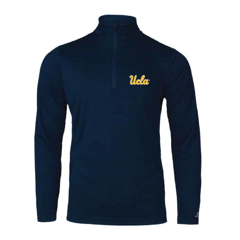 UCLA Men's Performance 1/4 Zip Pullover Navy - Campus Store