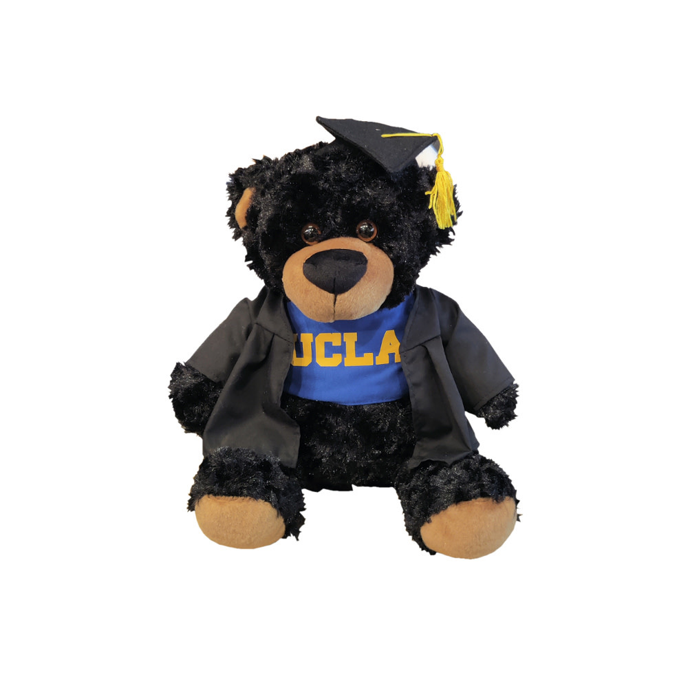 Ucla Grad Cap and Gown Bear Black 10" Campus Store
