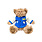 Mascot Factory Ucla Jordan Bear with Varsity Jacket 10"