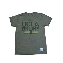 Retro Brand Ucla Bruins Operation Hat Trick Mens Tee Military Green