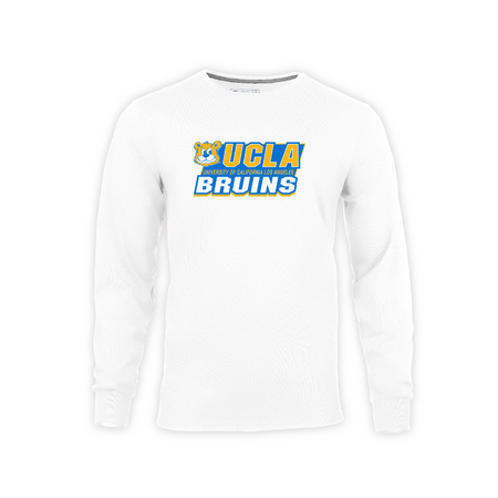 Russell Athletic UCLA Bruins Joe Bear Long Sleeve White