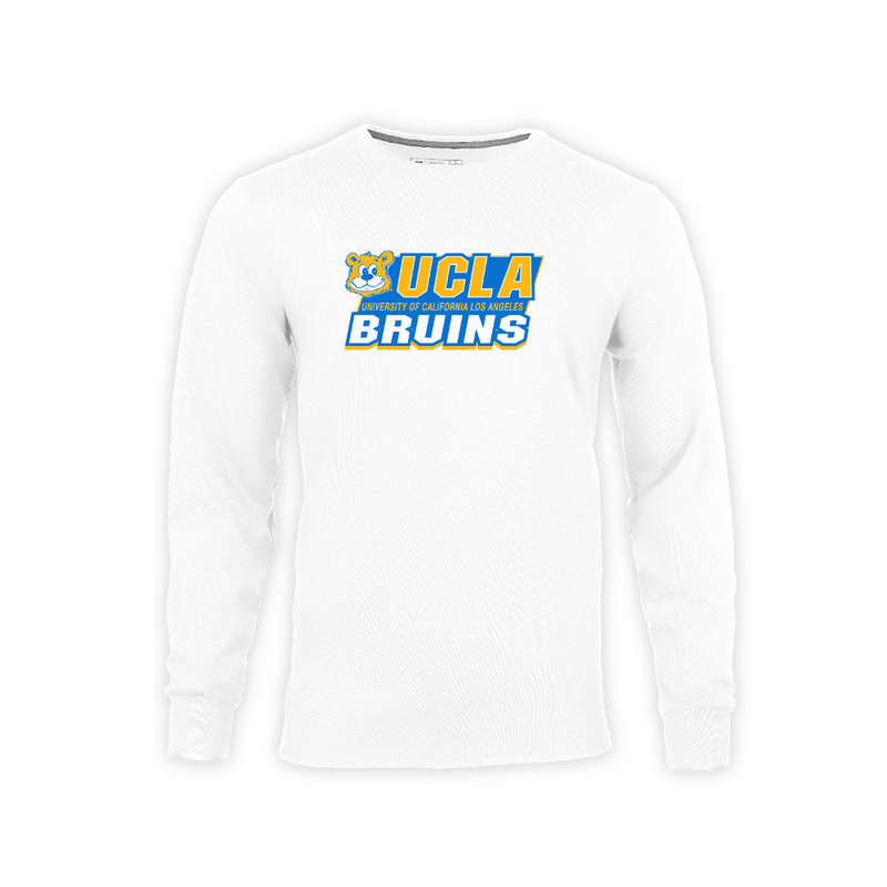 Russell Athletic UCLA Bruins Joe Bear Long Sleeve White