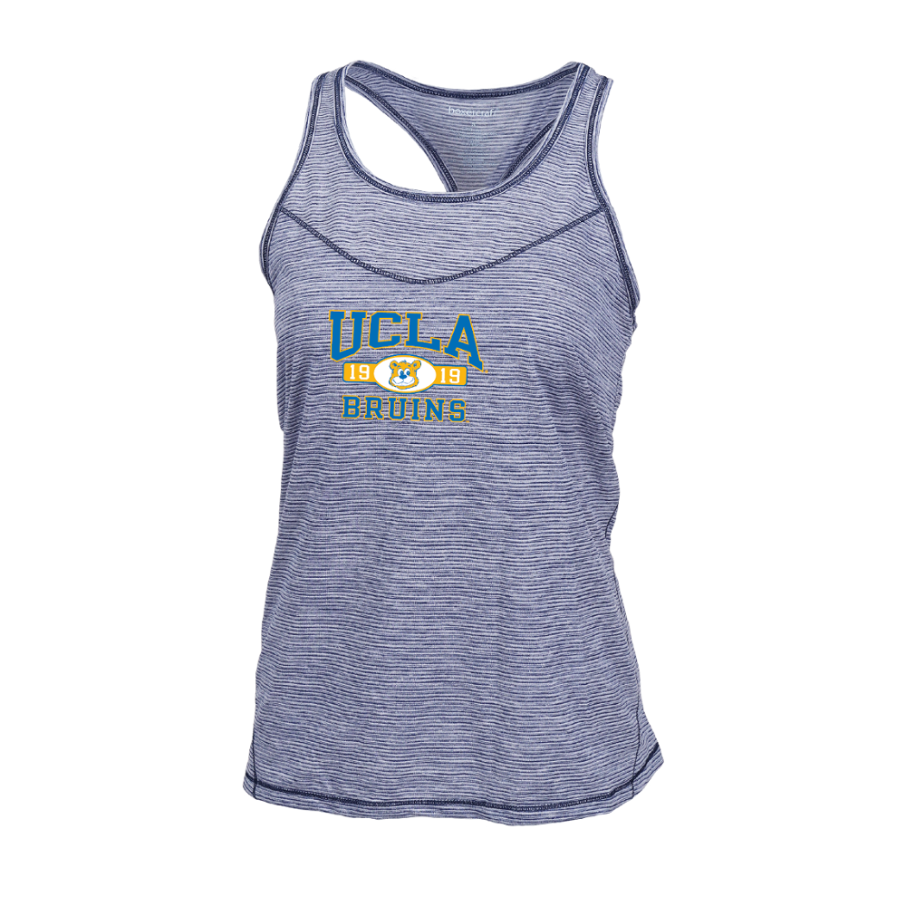 Boxercraft UCLA FootBall Jersey Ladies Crop Top Tee White