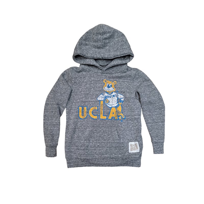 Retro Brand UCLA Retro Bear Standing Gray Hood