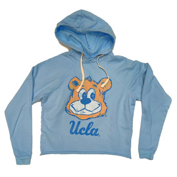 Retro Brand UCLA Retro Joe Bear Crop Top Blue