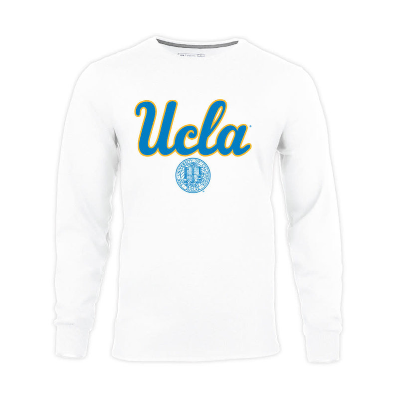 Russell Athletic UCLA Seal Essential Long Sleeve White