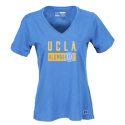 Russell Athletic Ucla Alumni Ladies V-Neck Tee Collegiate Blue
