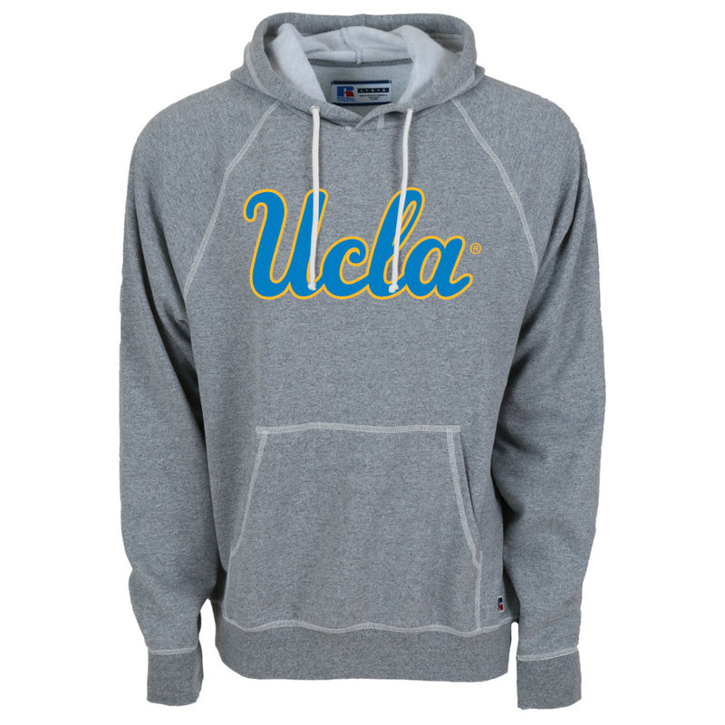 Russell Athletic Ucla Script Constrast Stitch Hoodie Oxford