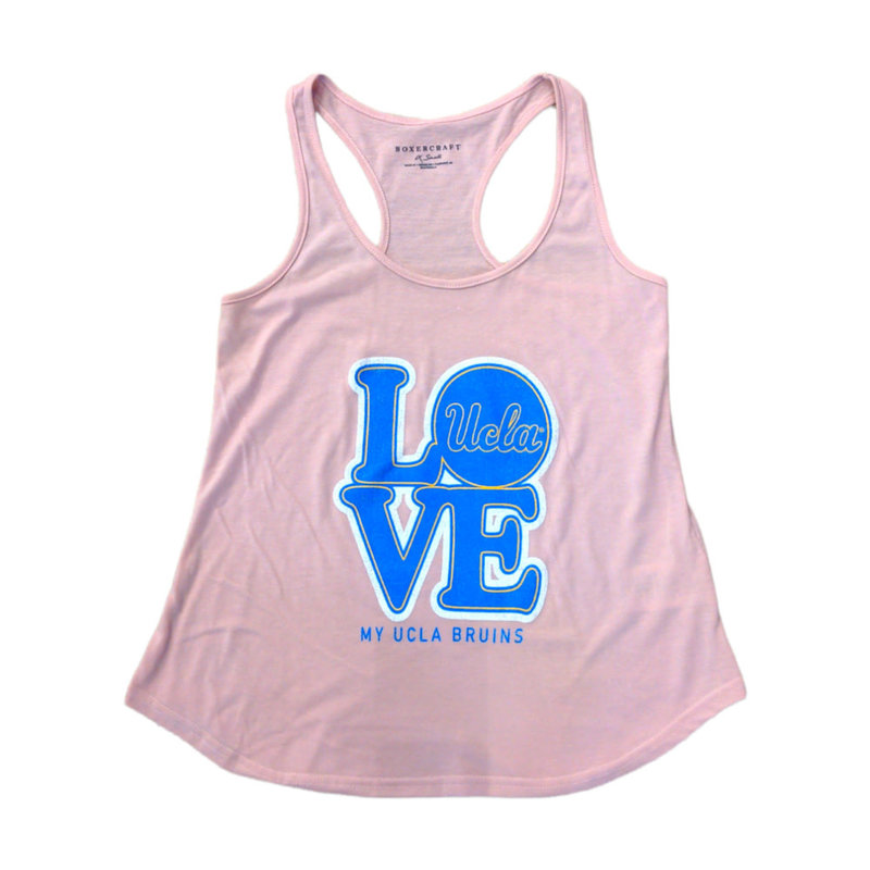 Boxercraft UCLA Love Raceback Blush Tank