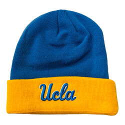 Top Of The World UCLA Script 3D Ciffed Knit Tone Beanie