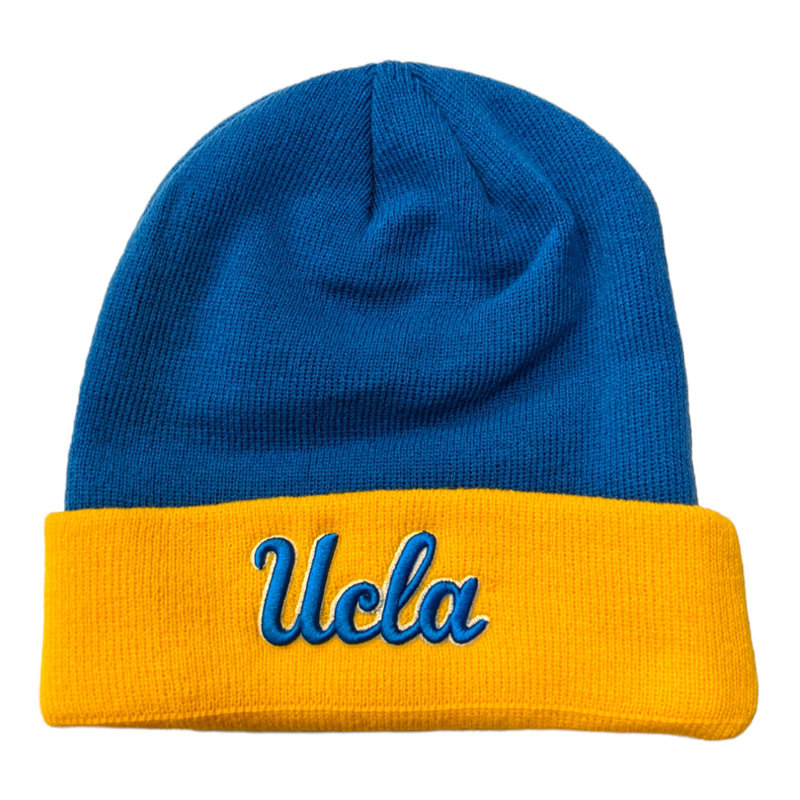 UCLA Script 3D Ciffed Knit Tone Beanie - Campus Store