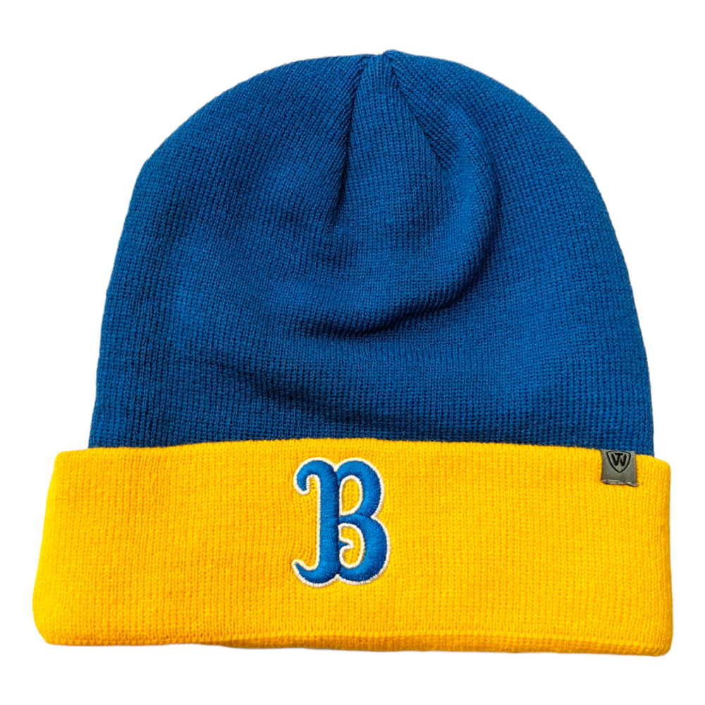 Boston Bruins Men's 47 Natural Cuffed Pom Knit Hat