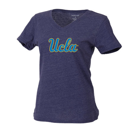 UCLA Script Ladies Sweetheart Sports Bra Navy - Campus Store