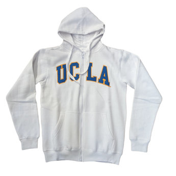 E5 UCLA Vintage Full Zip Hood White