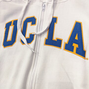UCLA Vintage Full Zip Hood White - Campus Store UCLA Vintage Full Zip Hood White - Campus Store