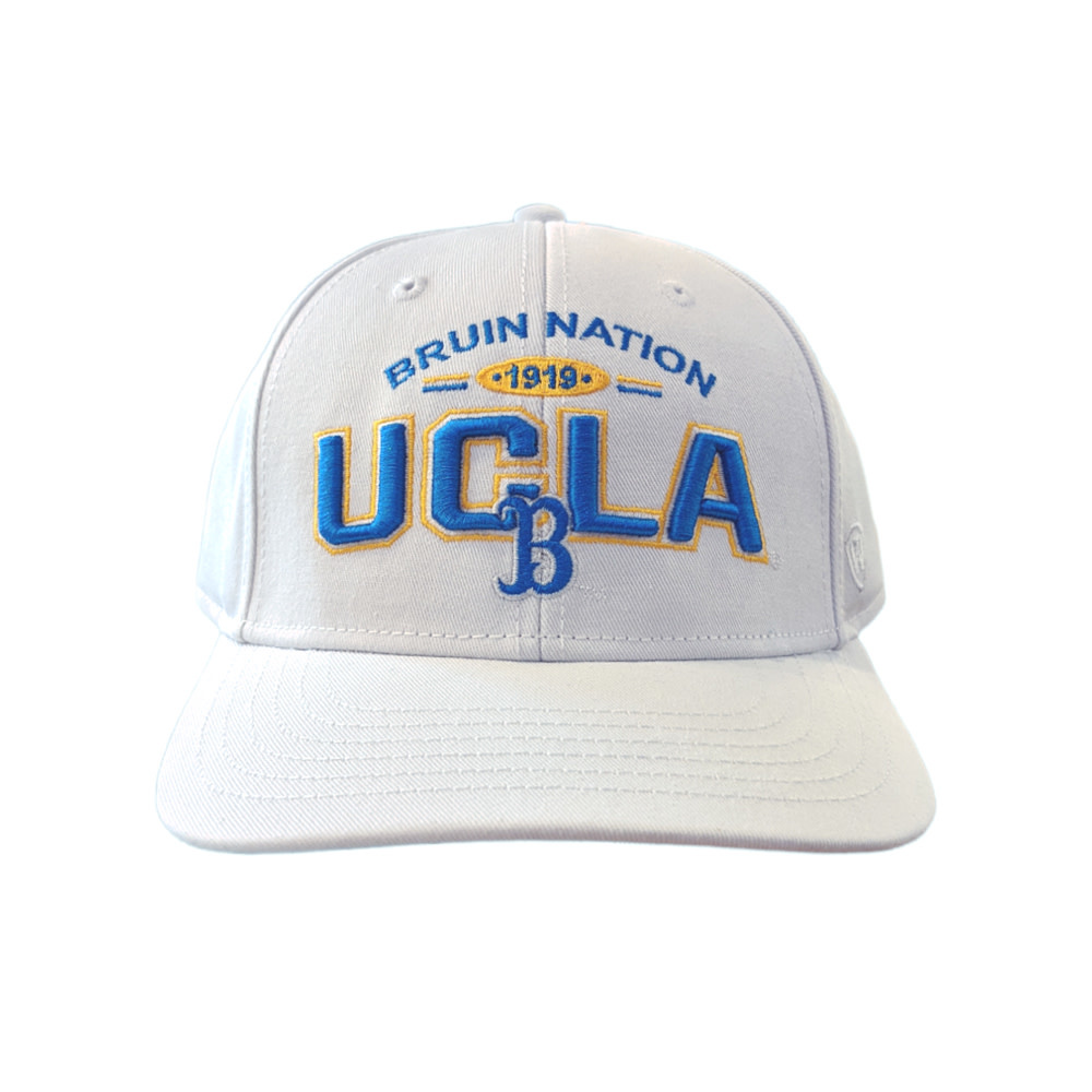 UCLA Bruins Nation Adjustable Snapback White Hat - Campus Store
