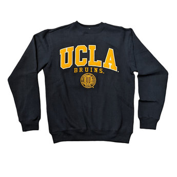 E5 UCLA Bruins Seal Vintage Crew Neck Navy