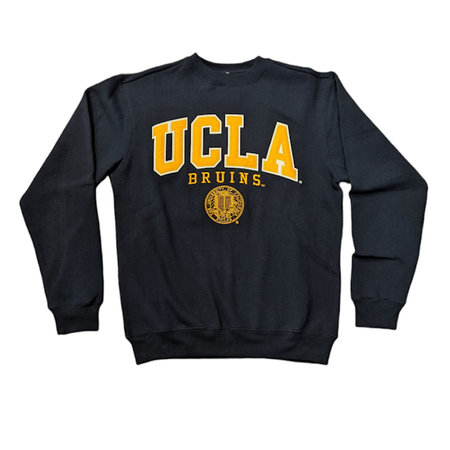 E5 Sport UCLA Bruins Seal Vintage Crew Neck Navy