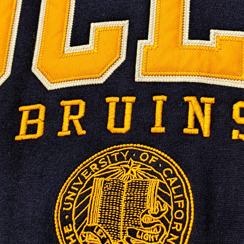 E5 Sport UCLA Bruins Seal Vintage Crew Neck Navy