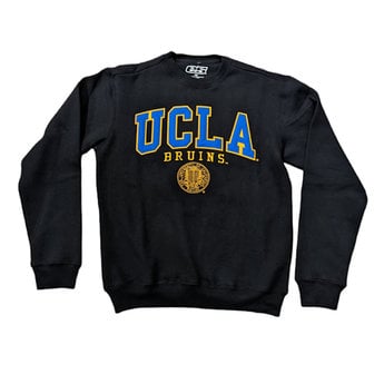 E5 UCLA Bruins Seal Vintage Crew Neck Black