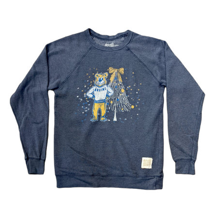 Retro Brand UCLA Joe standing Tree Heather Navy Crew