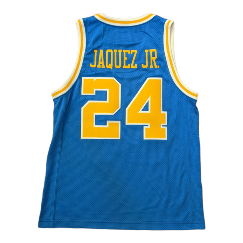 Retro Brand UCLA Basketball Blue Jersey Jaime Jaquez Jr. #24