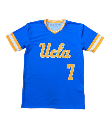 Retro Brand UCLA Basketball Black Jersey #3 Juzang