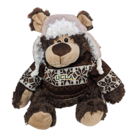 Mascot Factory UCLA Cozie Sweater Big Brown Bear