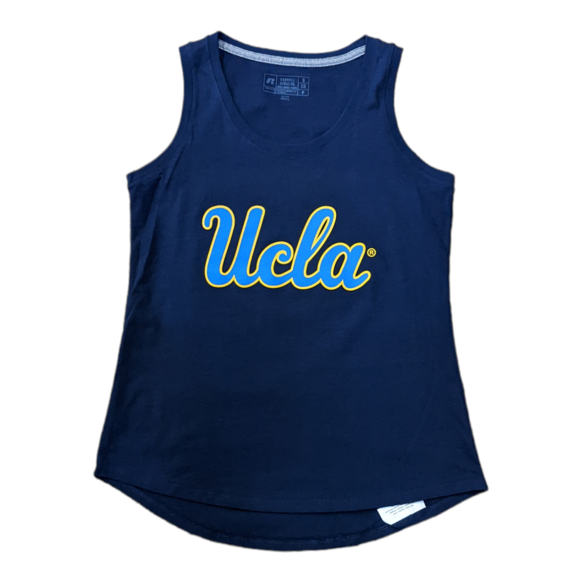 Russell Athletic Ucla Script Ladies Essential Tank Top Navy