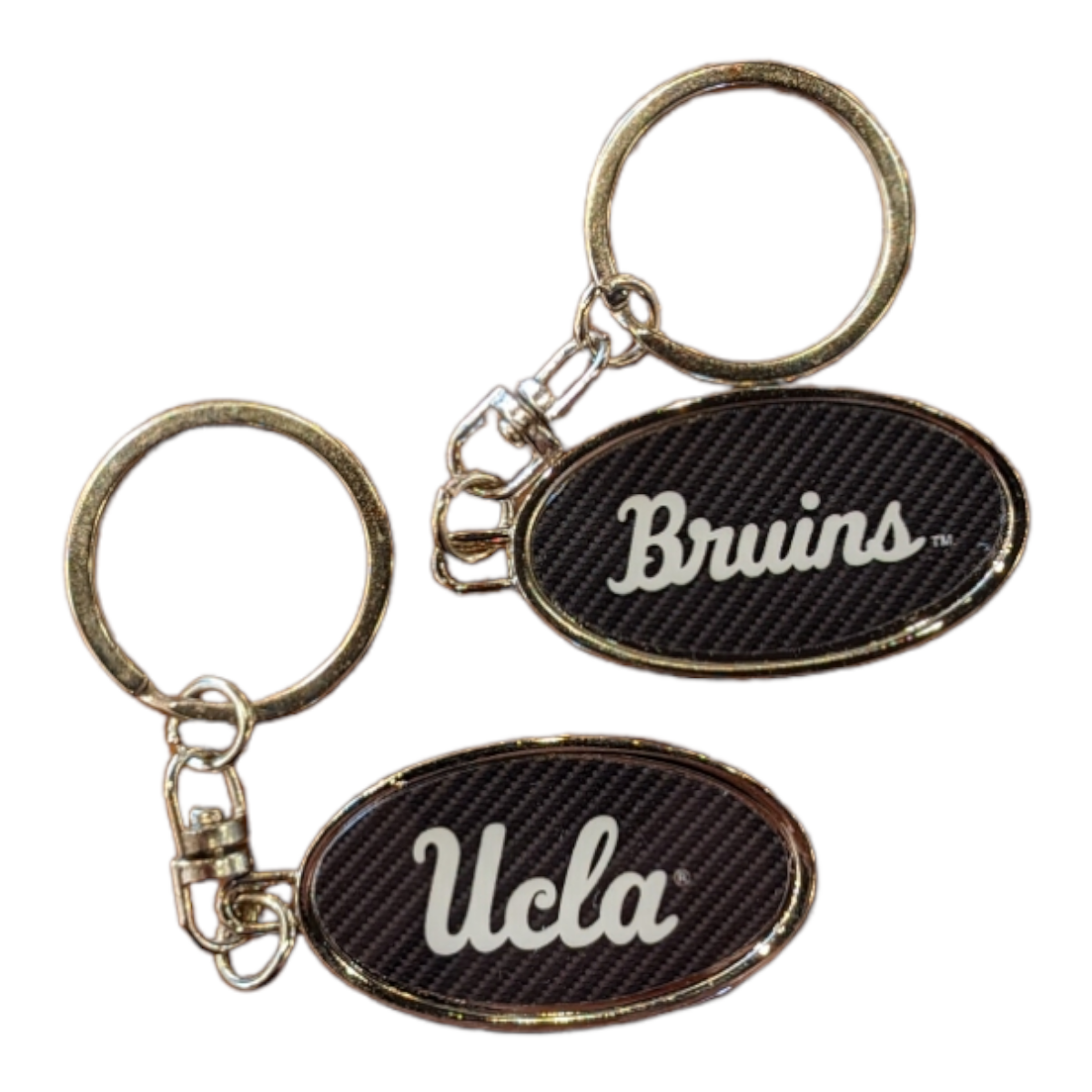 RICO UCLA Carbon Fiber Spinner Keychain