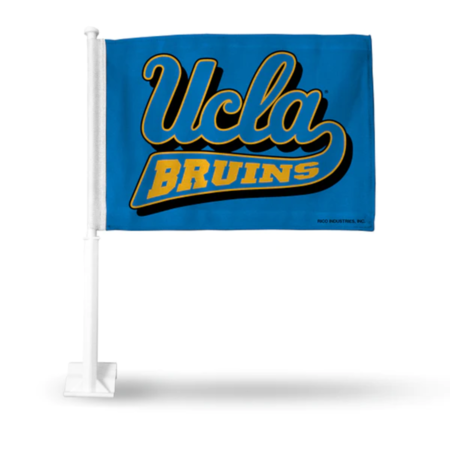 RICO UCLA Script Car Flag Team Color