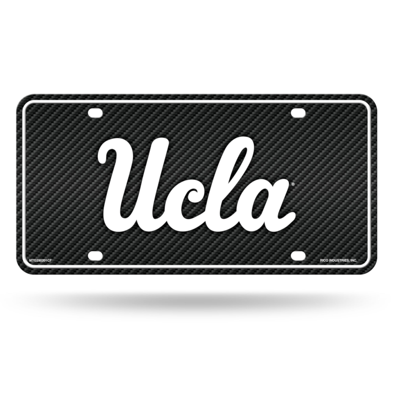 RICO UCLA Script Carbon Fiber Metal Tag