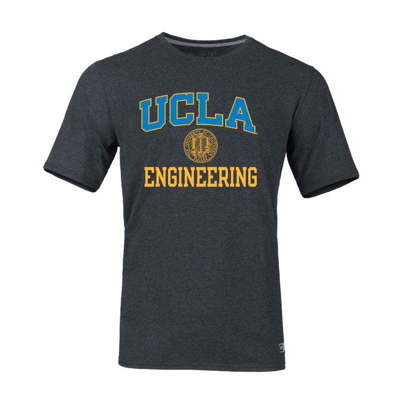 Russell Athletic Ucla Engineering Mens Black Heather Tee