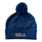 The Game UCLA Solid Beanie With Pom Vintage Blue