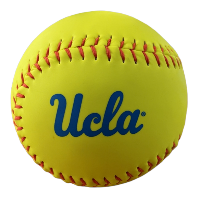 UCLA Script Synthetic Leather Cork Softball