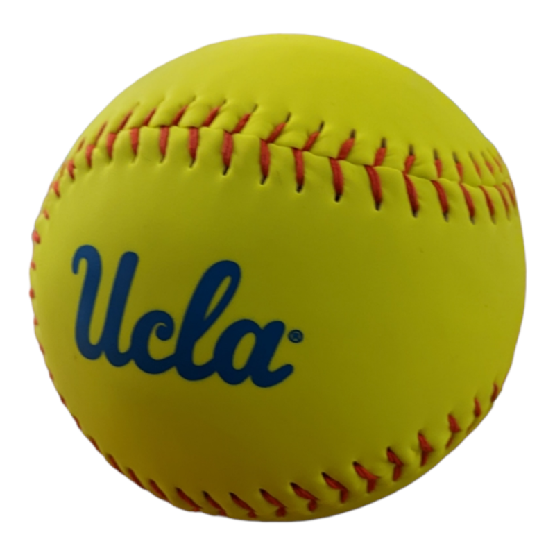 UCLA Script Synthetic Leather Cork Softball