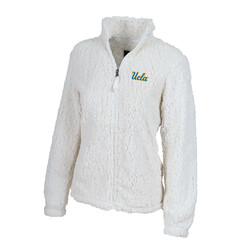 Boxercraft UCLA Ladies Full Zip Sherpa Jacket Natural