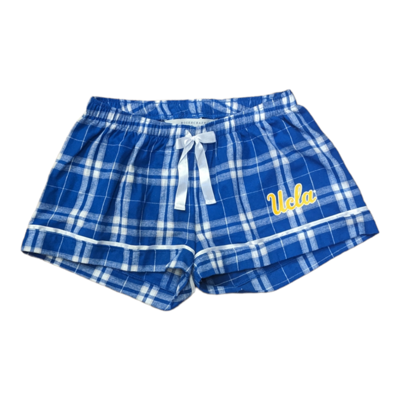 ØLÅF Flannel Shorts Blue Plaid – KNITSANDTREATS