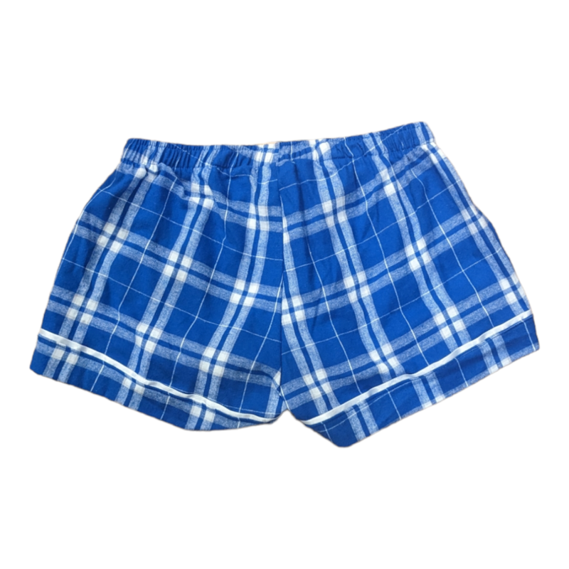 UCLA Mens Flannel Boxer Royal Short - Campus Store