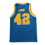 Retro Brand UCLA Basketball Blue Jersey #42 Love