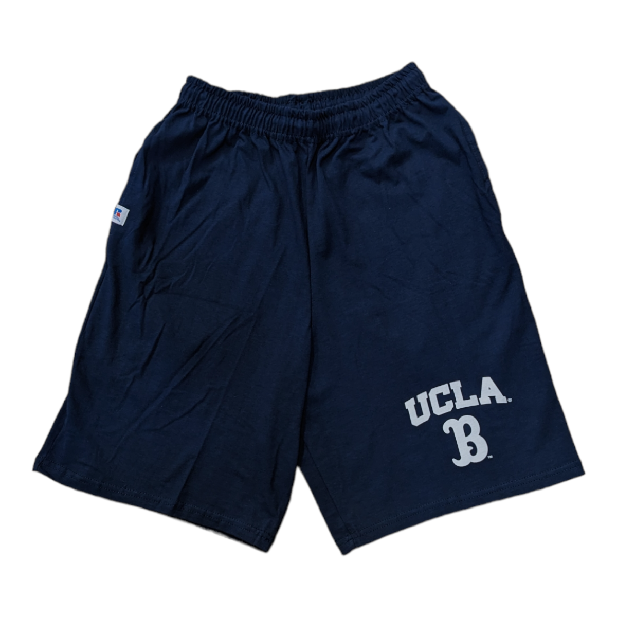 UCLA B Mens Cotton Pocket Navy Short Campus Store