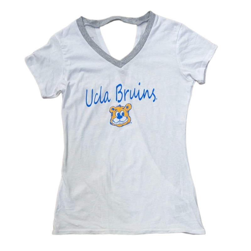 Boxercraft UCLA Bruins Joe Bella Crossback Tee White